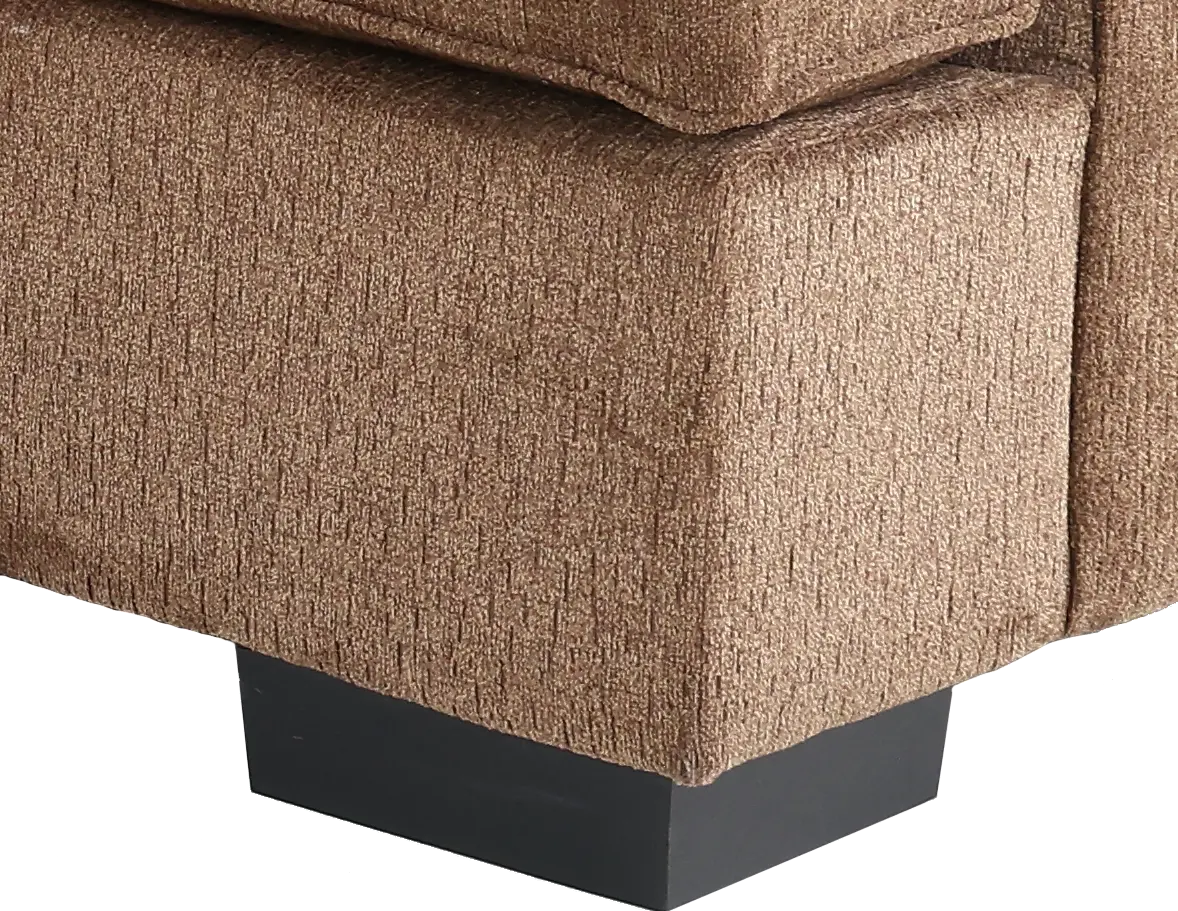 3PC/TRQLTY2/CHOC/OP1 Tranquility Brown 3 Piece Sectional-5