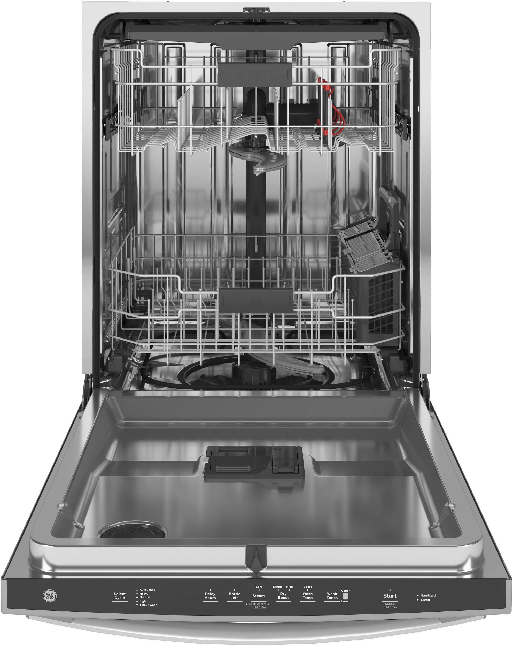 GDP665SYNFS GE Top Control Dishwasher - Stainless Steel-1