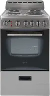 ERU200P3S Avanti 2.1 cu ft Electric Coil Range - Stainless Steel 20 Inch