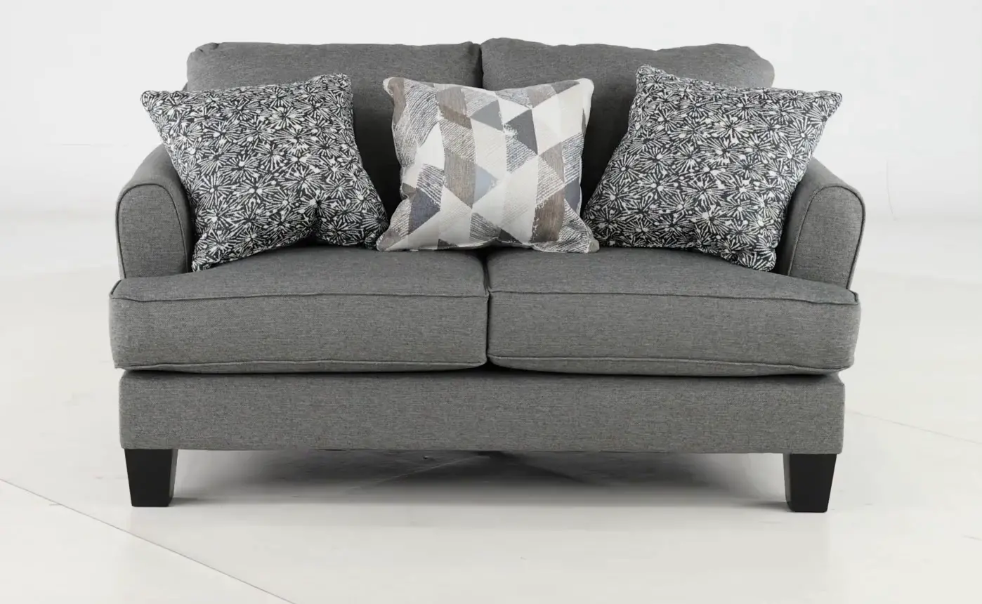 BRYLOV/MAXSTE Bryn Gray Loveseat-7