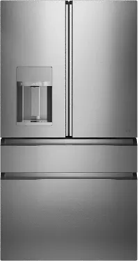 CVE28DM5NS5 Cafe 27.8 cu ft French Door Refrigerator - Platinum Glass