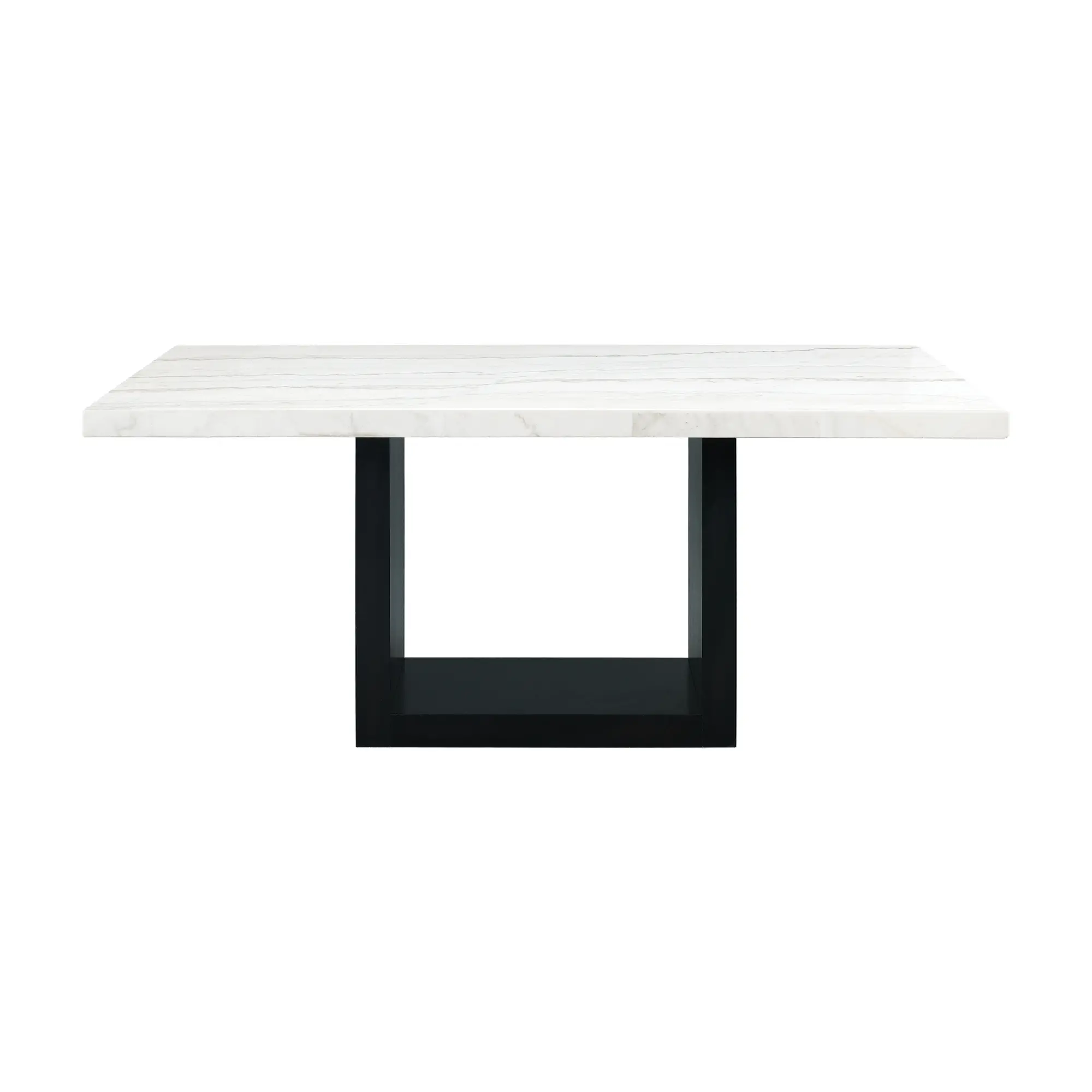 Valentino Marble and Black Dining Room Table-1