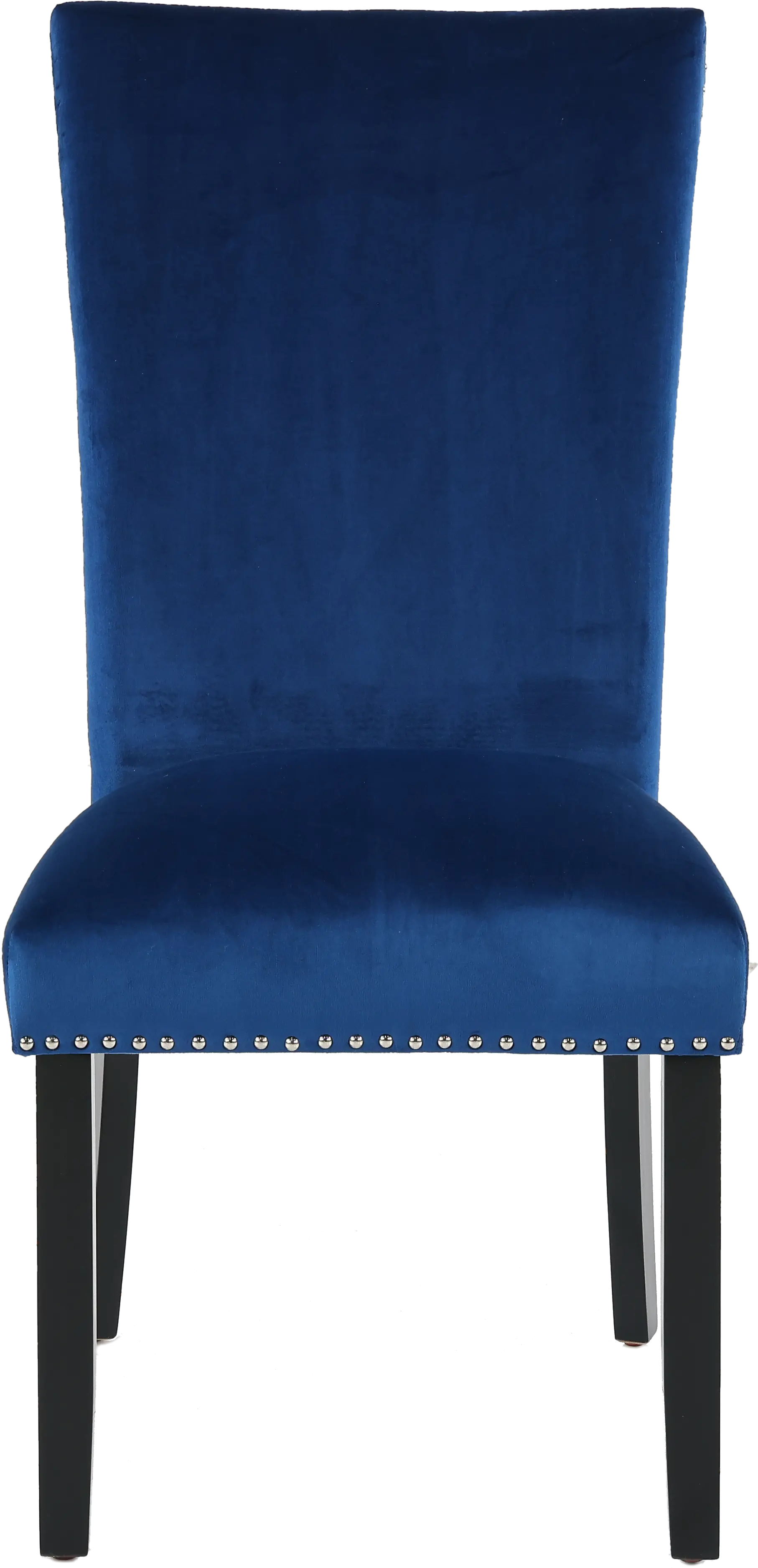 Valentino Blue Velvet Dining Chair-7