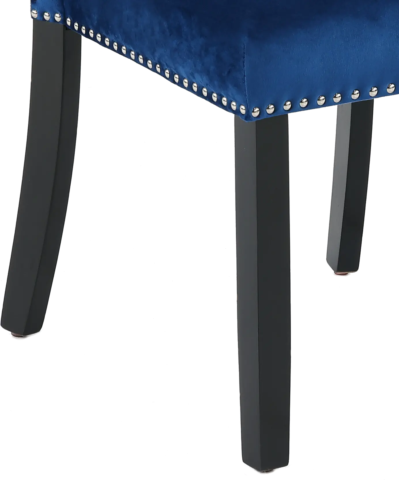Valentino Blue Velvet Dining Chair-2