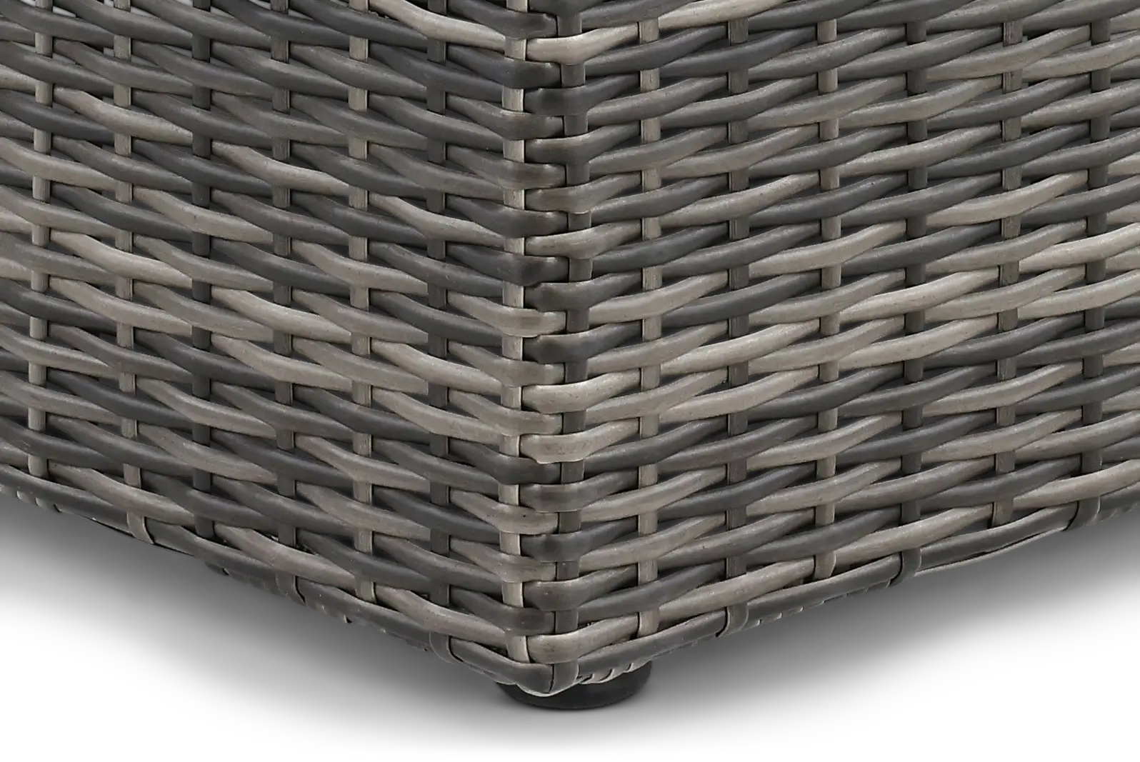 Cirrus Gray Patio Wicker Ottoman-4
