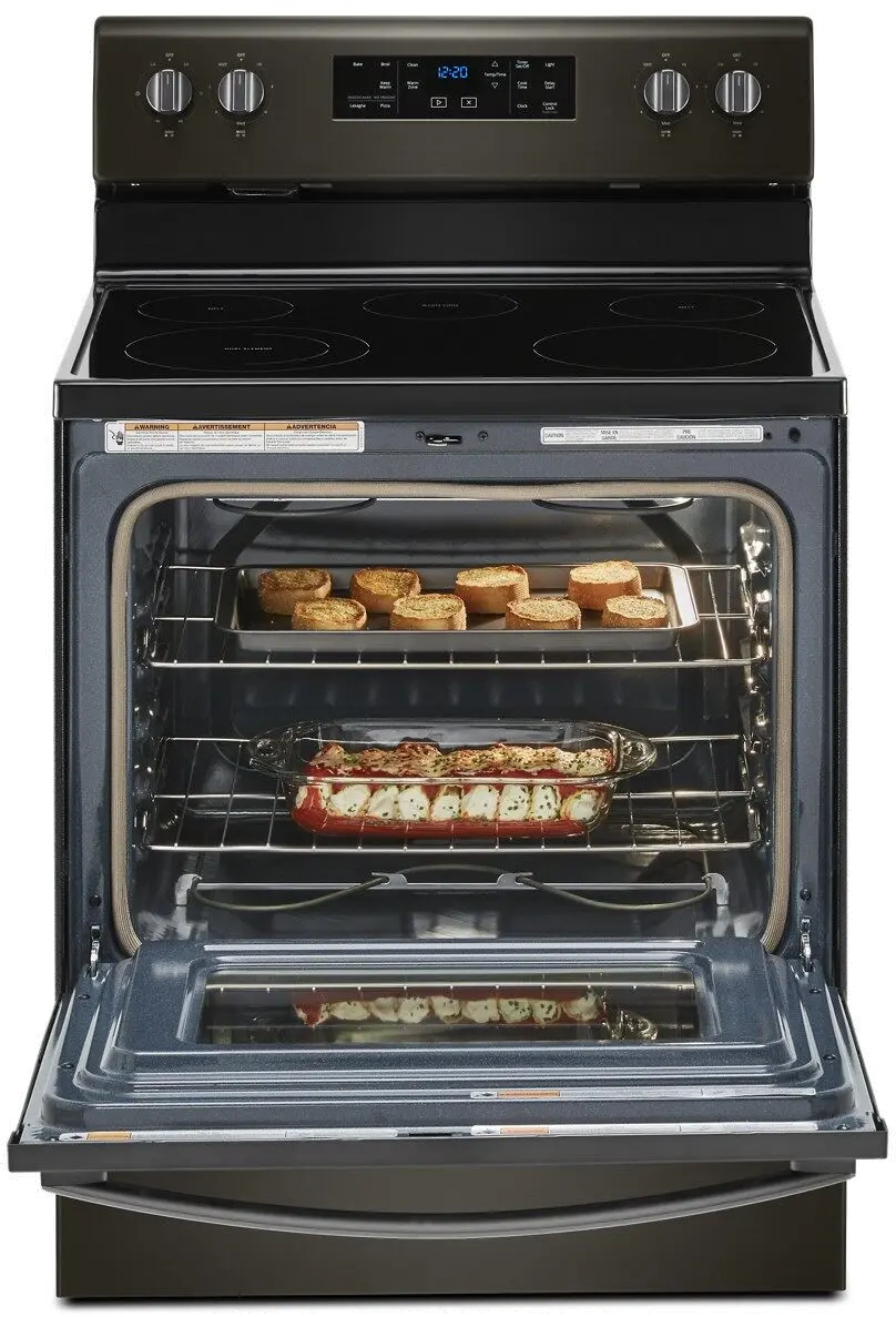 WFE525S0JV Whirlpool 5.3 cu ft Electric Range - Black Stainless Steel-3