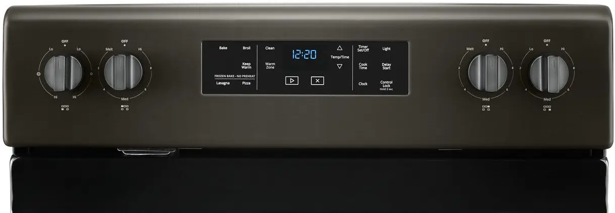 WFE525S0JV Whirlpool 5.3 cu ft Electric Range - Black Stainless Steel-4