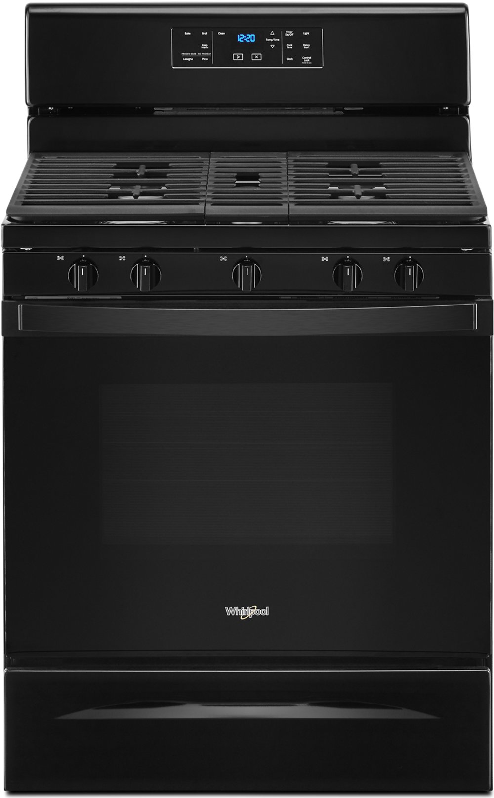 Whirlpool 5 cu ft Gas Range - Black