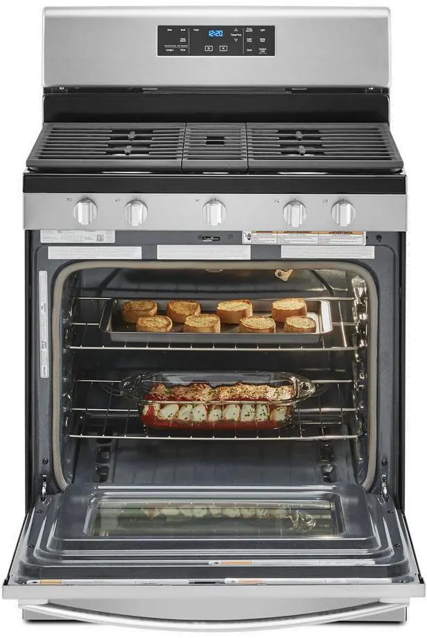WFG525S0JS Whirlpool 5 cu ft Gas Range - Stainless Steel-3