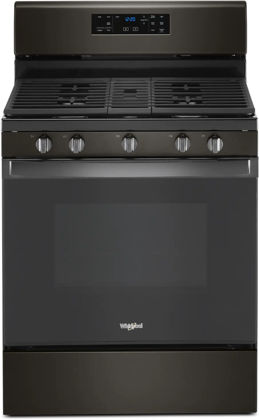 WFG525S0JV Whirlpool 5 cu ft Gas Range - Black Stainless Steel-1