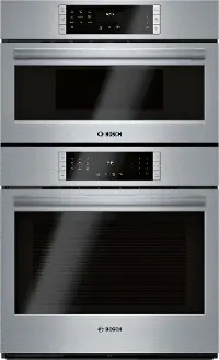HBL8753UC Bosch 800 Series 6.2 cu ft Speed Combination Wall Oven - Stainless Steel 30 Inch