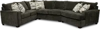 4PC/AUTMN/STLG/OPT6 Autumn Gray 4 Piece Sectional