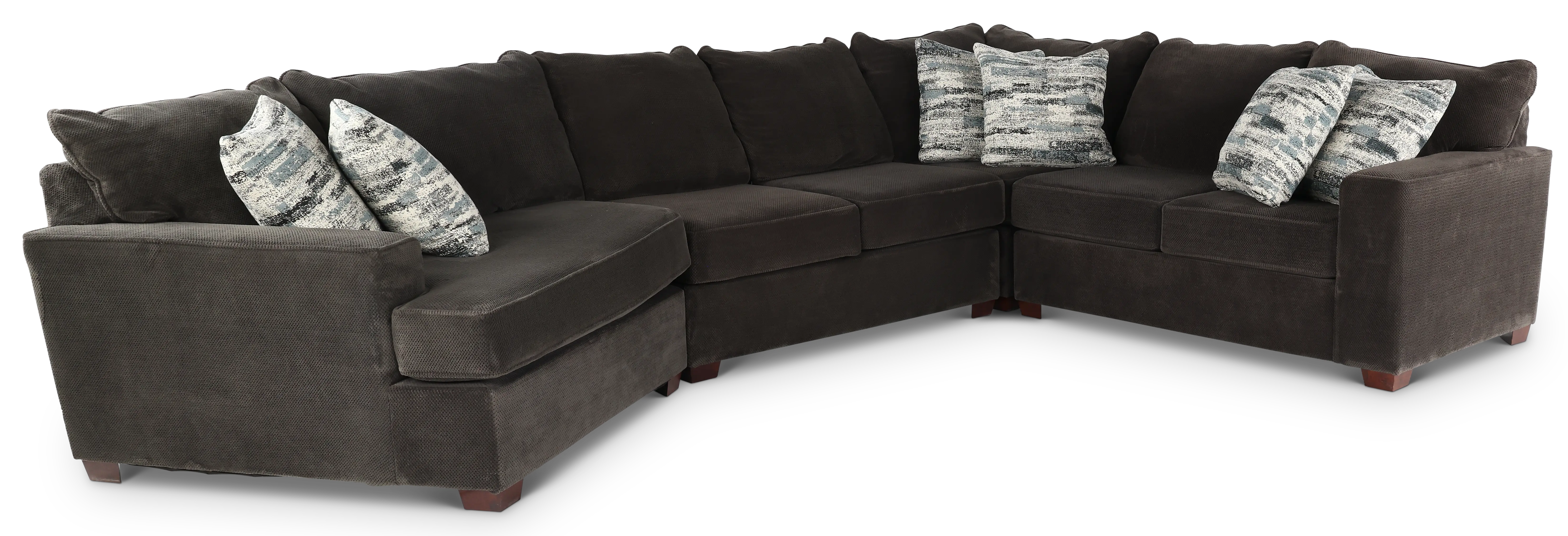 4PC/AUTMN/STLG/OPT7 Autumn Gray 4 Piece Sectional-1