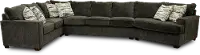 4PC/AUTMN/STLG/OPT9 Autumn Gray 4 Piece Sectional