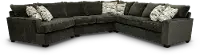 4PC/AUTMN/STLG/OPT11 Autumn Gray 4 Piece Sectional