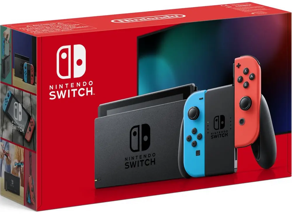 SWI/HRDWR_2BLU&REDJC Nintendo Switch Console - Red/Blue Joy-Con Controller-1