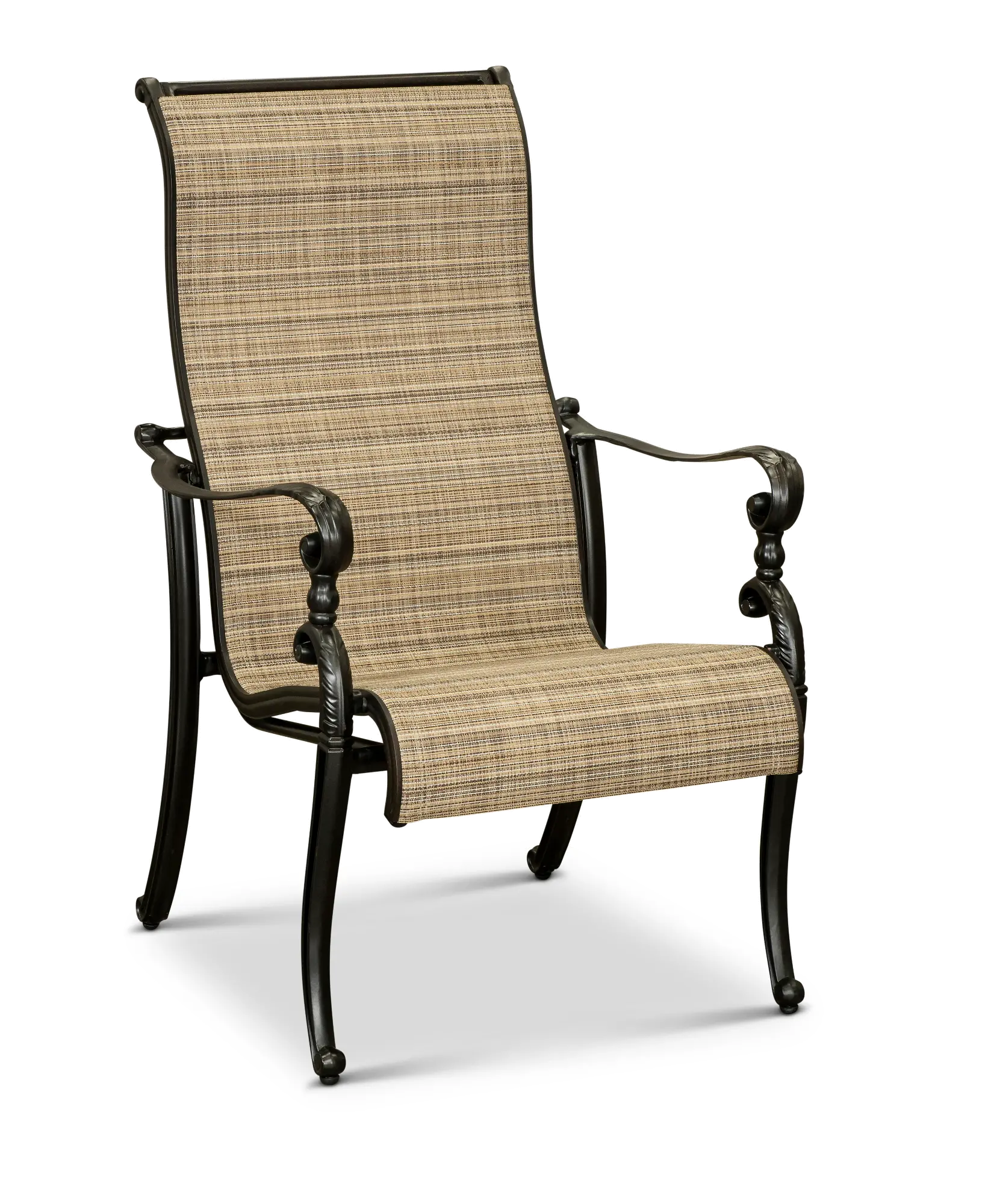 Montreal Brown Sling Patio Chair-1