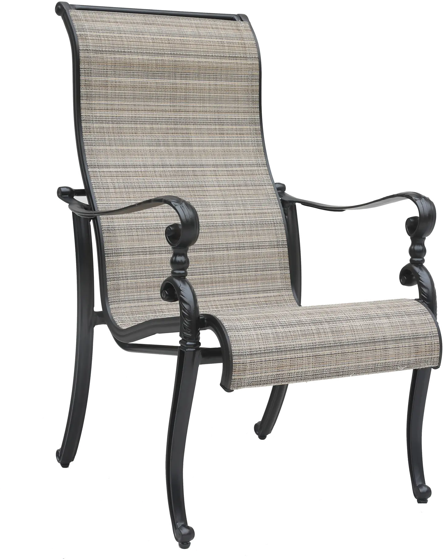 Montreal Brown Sling Patio Chair-4