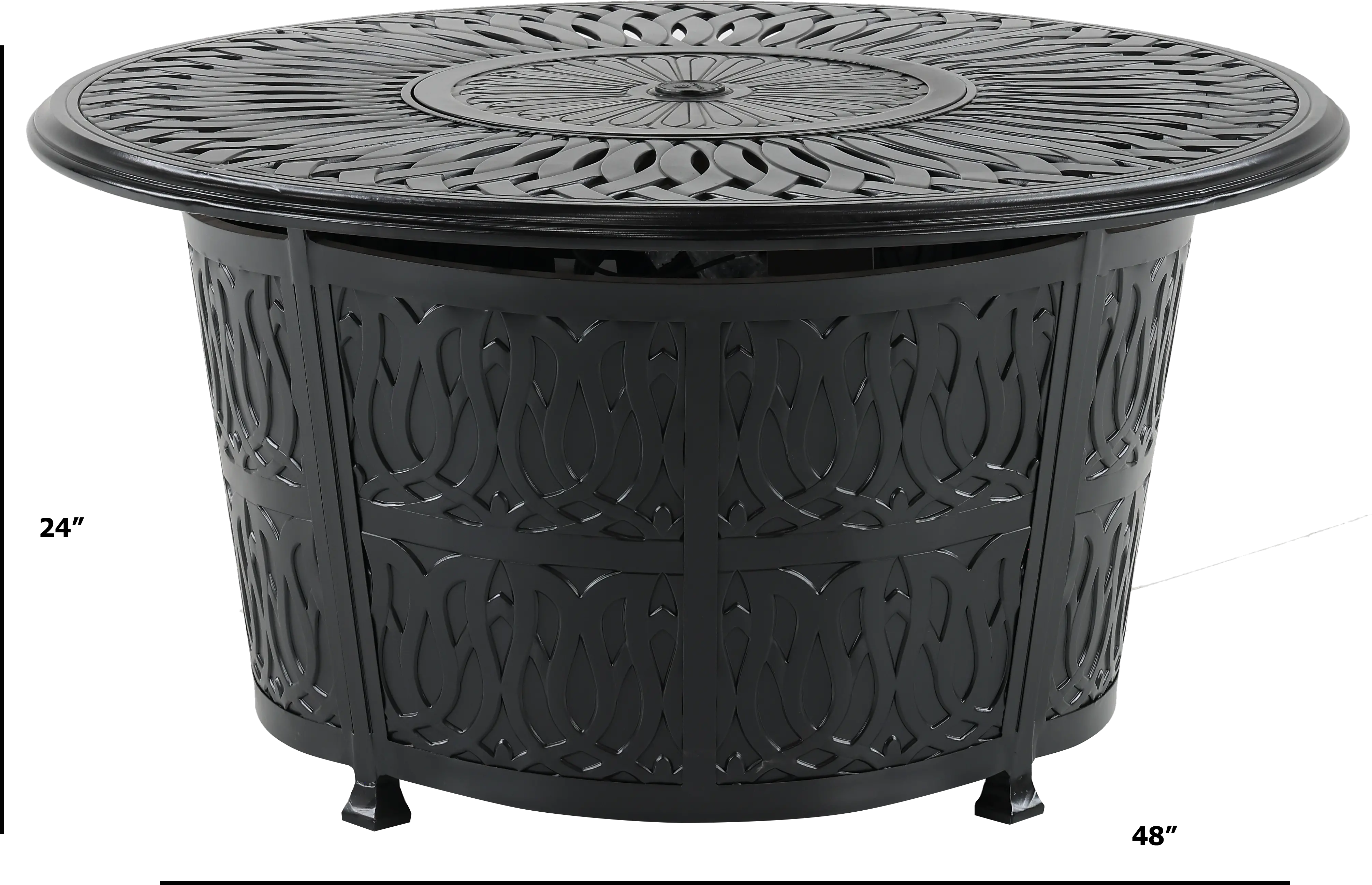 Montreal Antique Bronze Patio Fire Pit-2