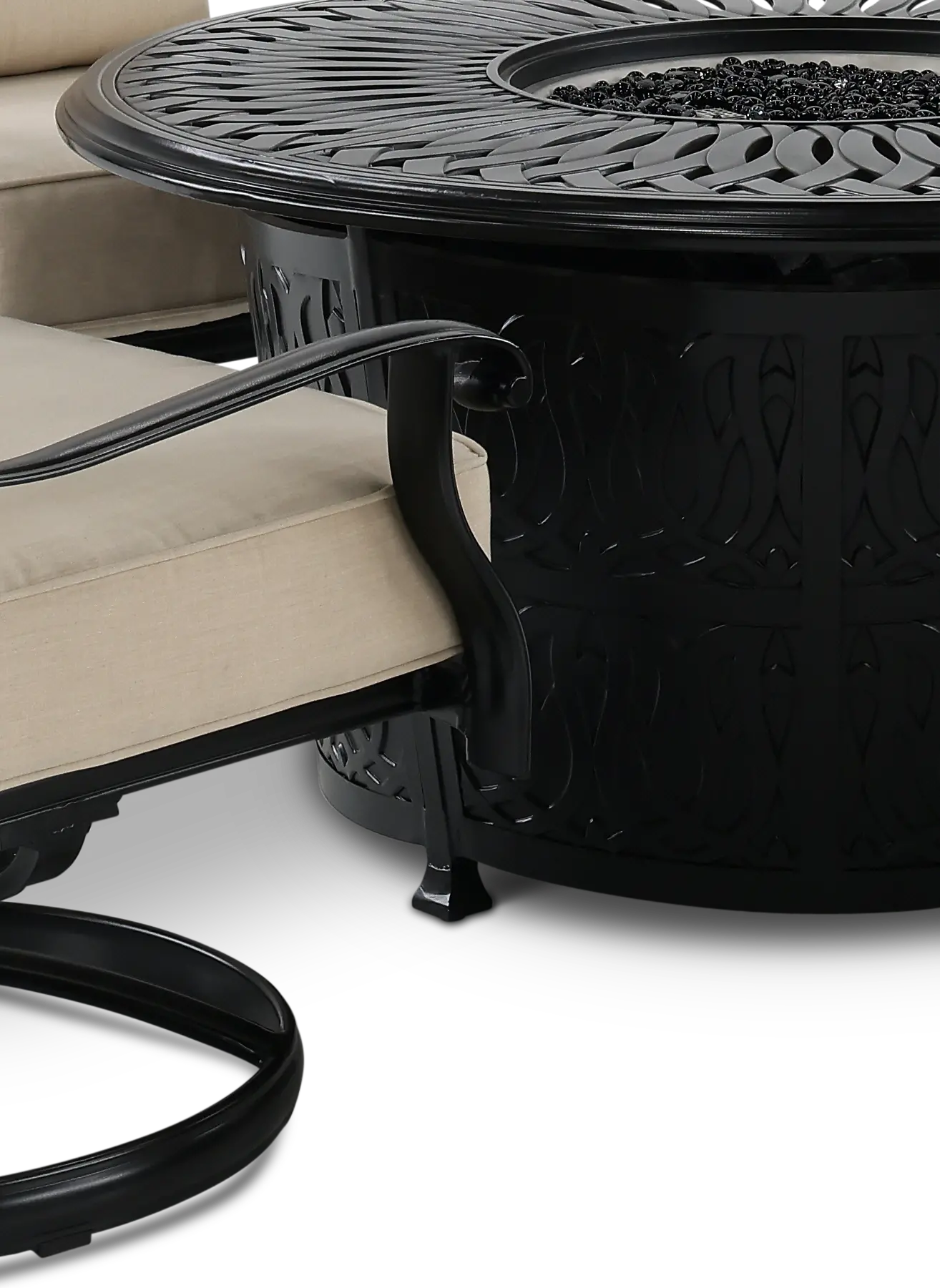 Montreal 5 Piece Chat Height Fire Pit-5