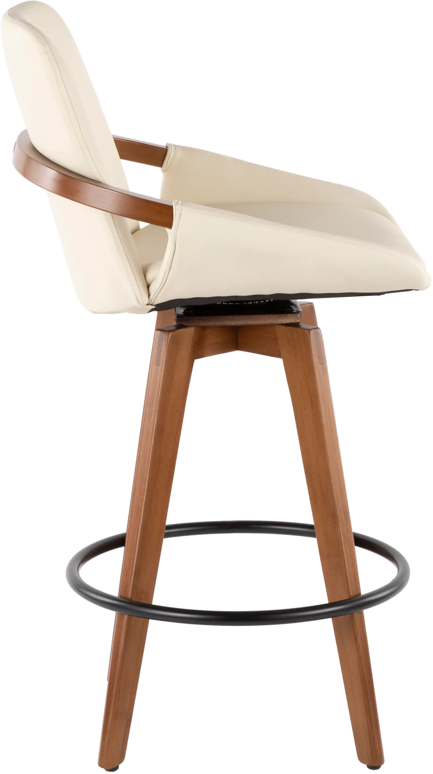 B26-COSMO WL+CR Cosmo Cream and Brown Counter Height Stool-2