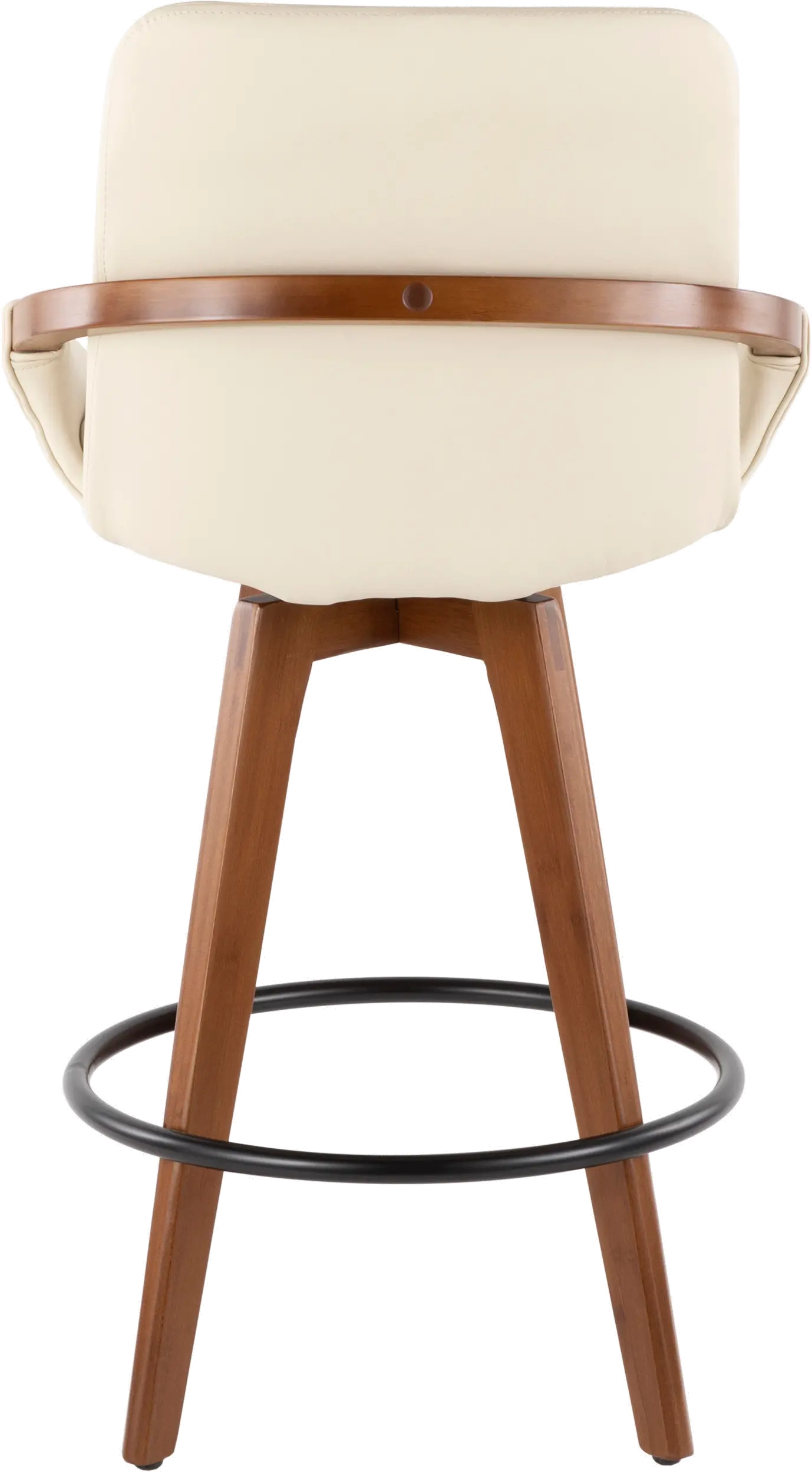 B26-COSMO WL+CR Cosmo Cream and Brown Counter Height Stool-3