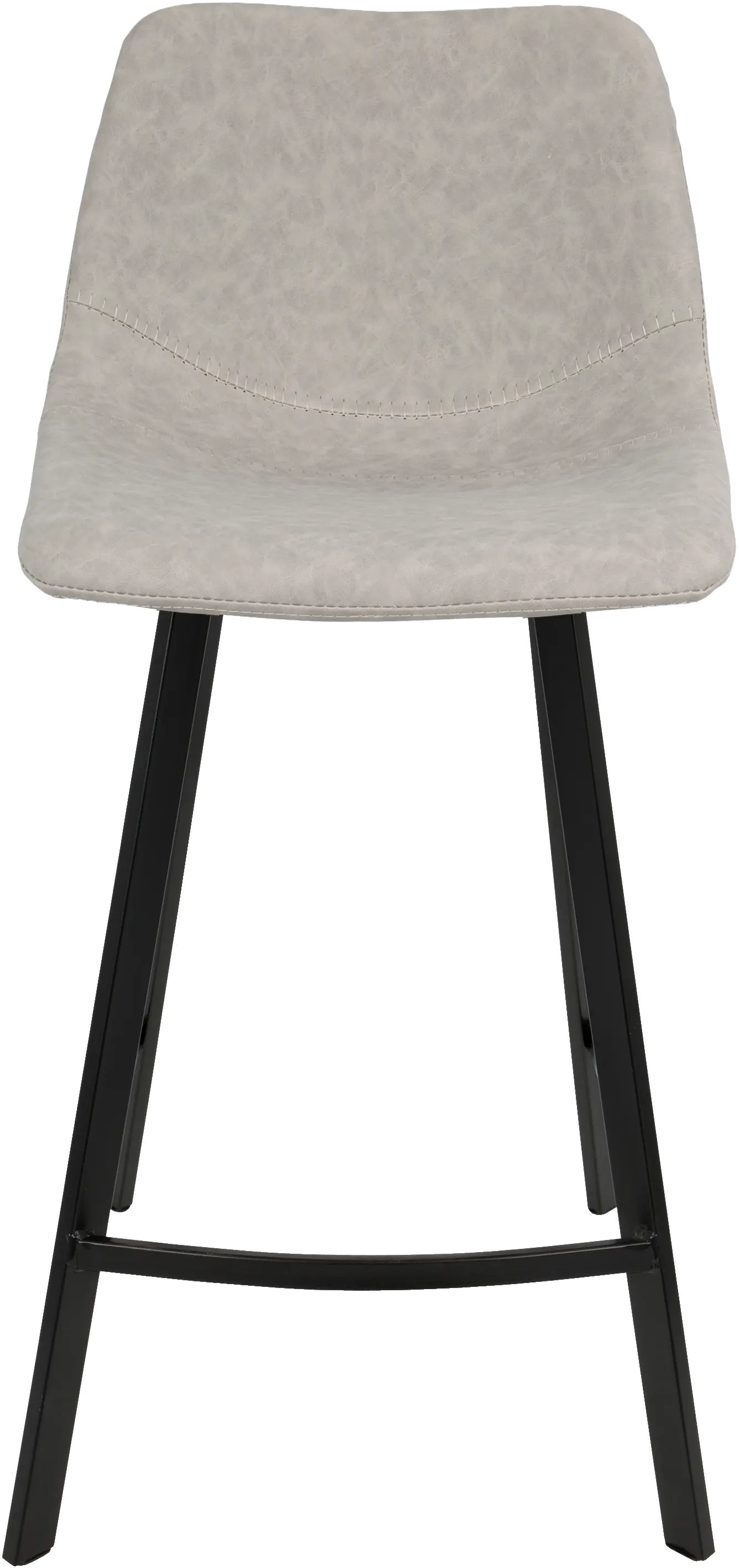CS-OUTLW BK+GY2 Outlaw Gray Counter Height Stool, Set of 2-2