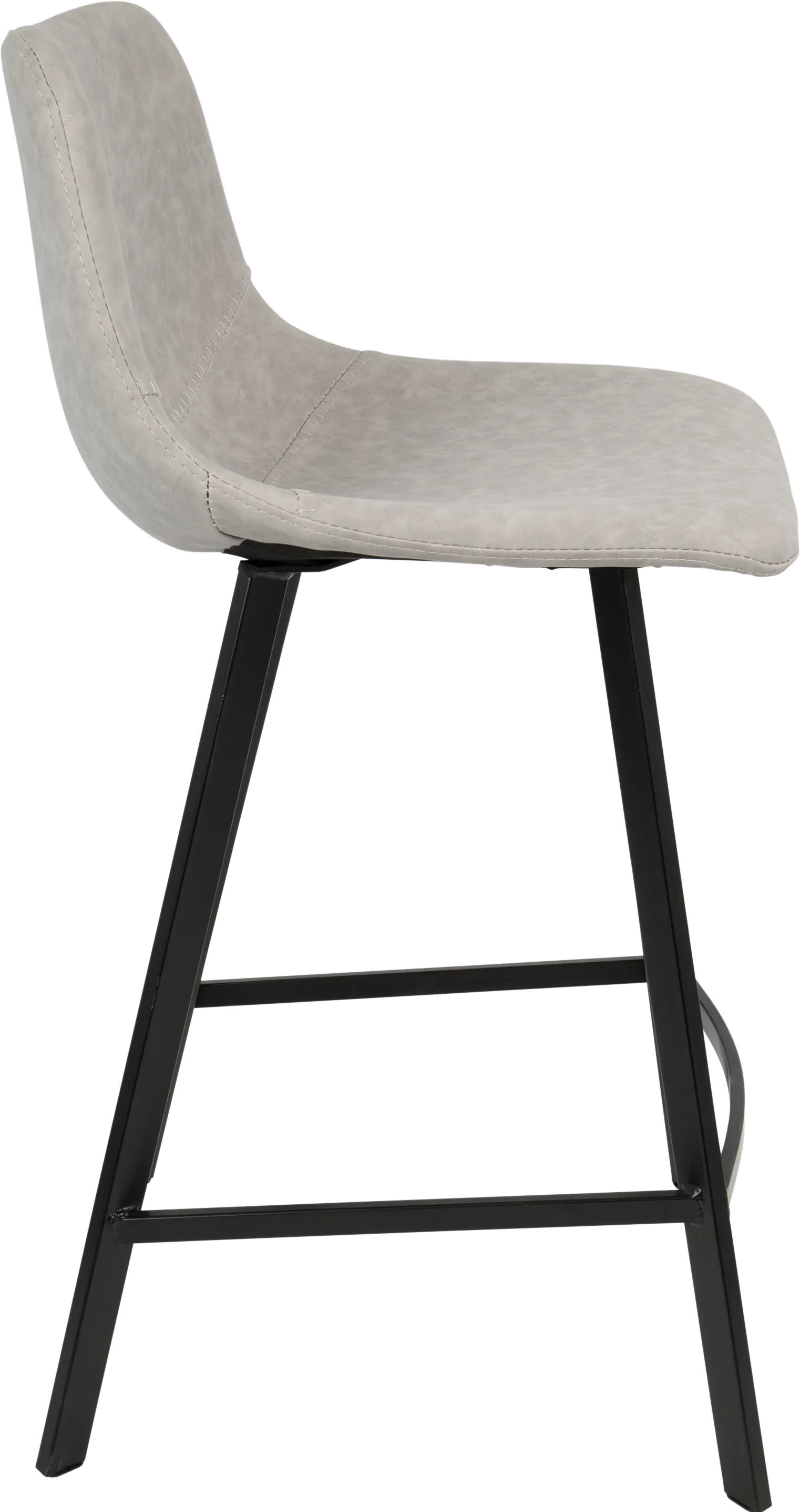 CS-OUTLW BK+GY2 Outlaw Gray Counter Height Stool, Set of 2-3