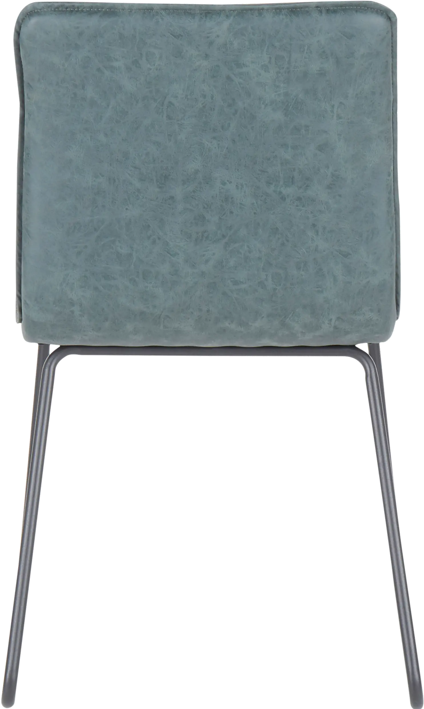 CH-CASPER BKGN2 Casper Green Faux Leather Dining Room Chair (Set of 2)-6