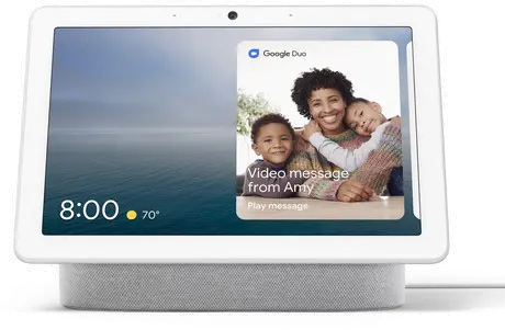 GA00426-US Google Nest Hub Max with Google Assistant - Chalk-2