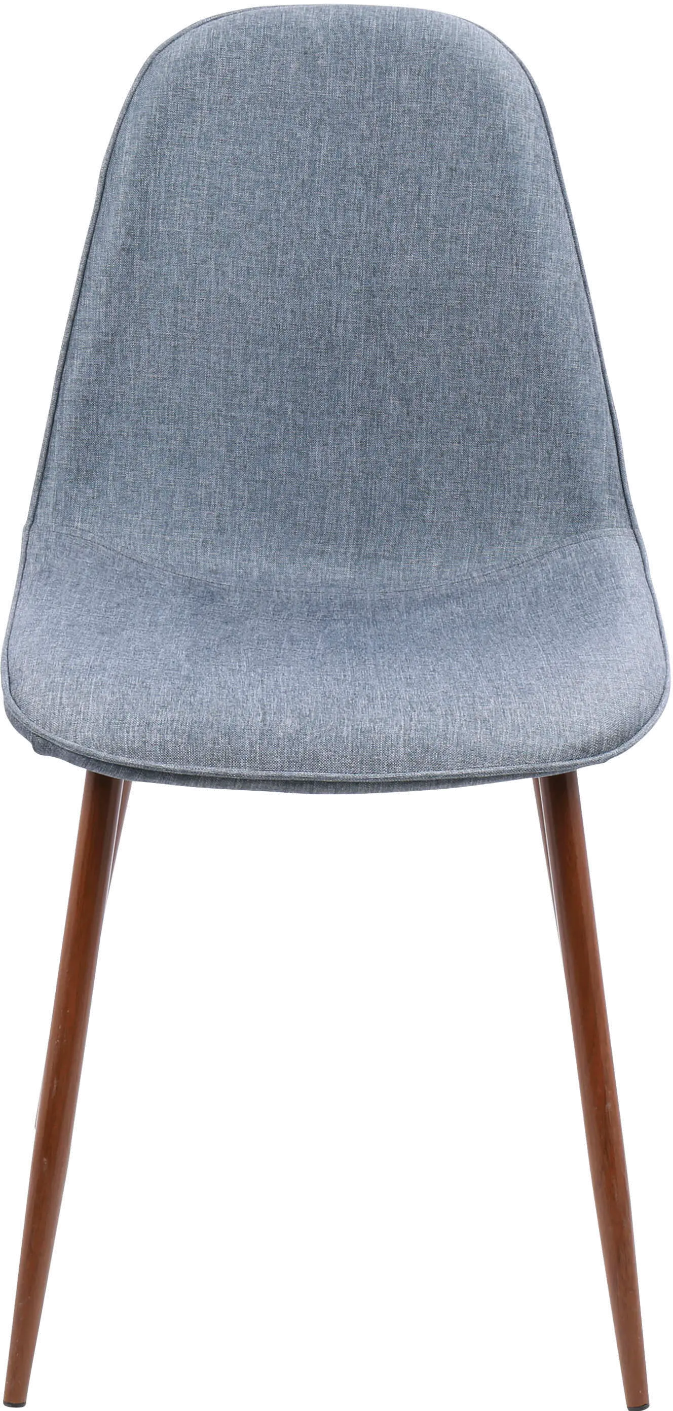 CH-PEB WL+BU2 Mid Century Blue Dining Room Chair (Set of 2) - Pebble-3