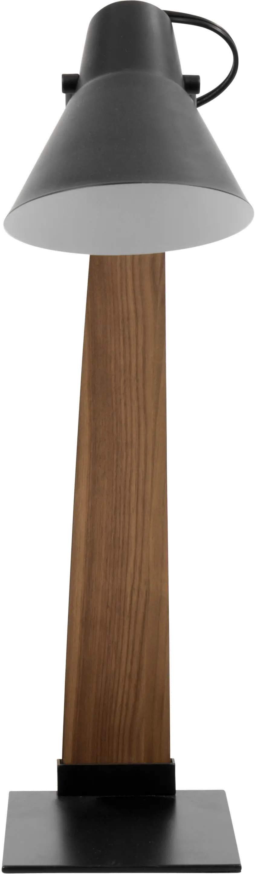 LS-NOAH-WL-BK/LAMP Mid Century Modern Walnut and Black Table Lamp-6