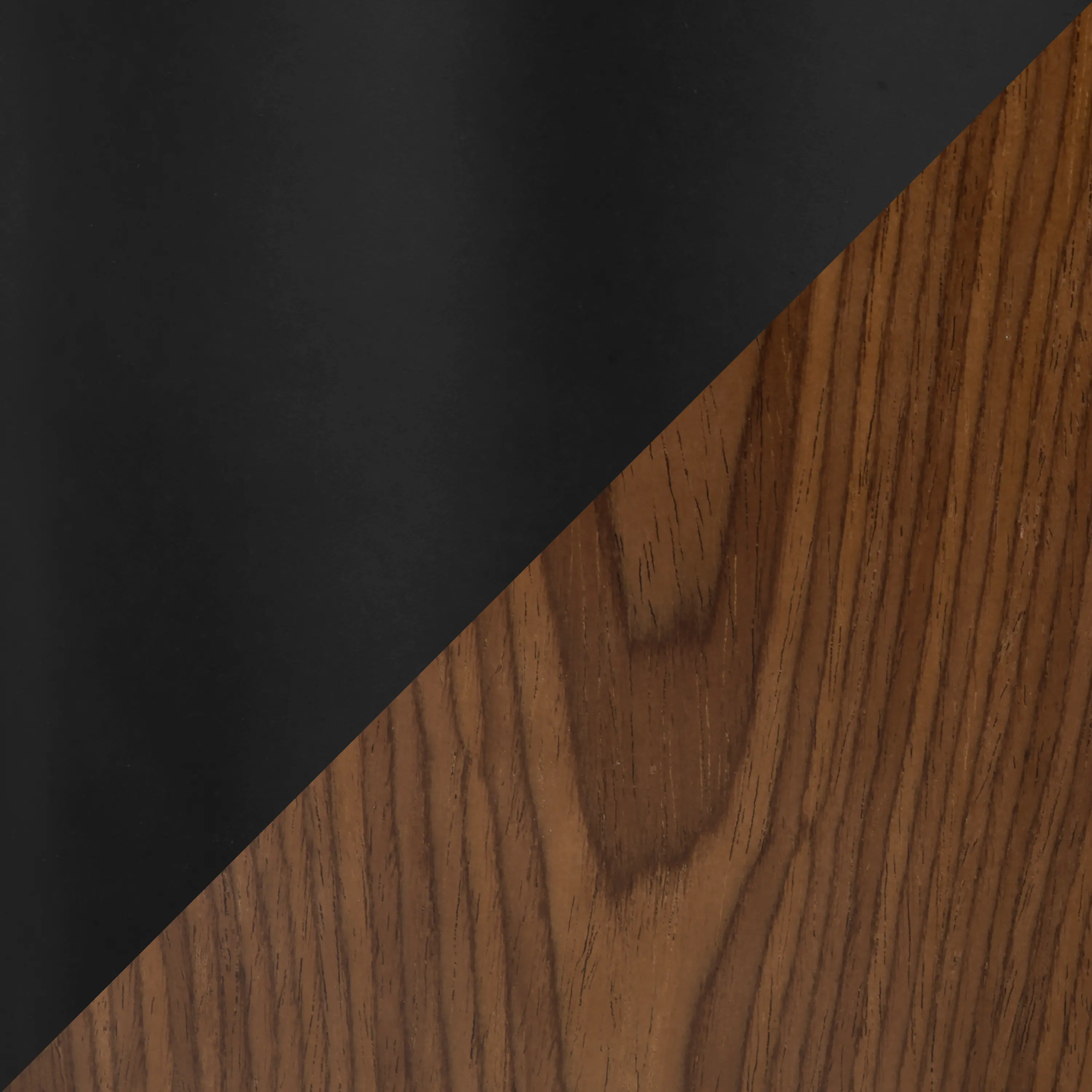 LS-NOAH-WL-BK/LAMP Mid Century Modern Walnut and Black Table Lamp-2