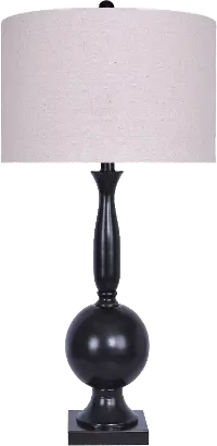 Traditional 30 Inch Rubbed Bronze Table Lamp