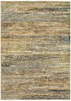 Atlas 8 x 11 Large Casual Gold and Green Area Rug