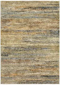 Atlas 8 x 11 Large Casual Gold and Green Area Rug