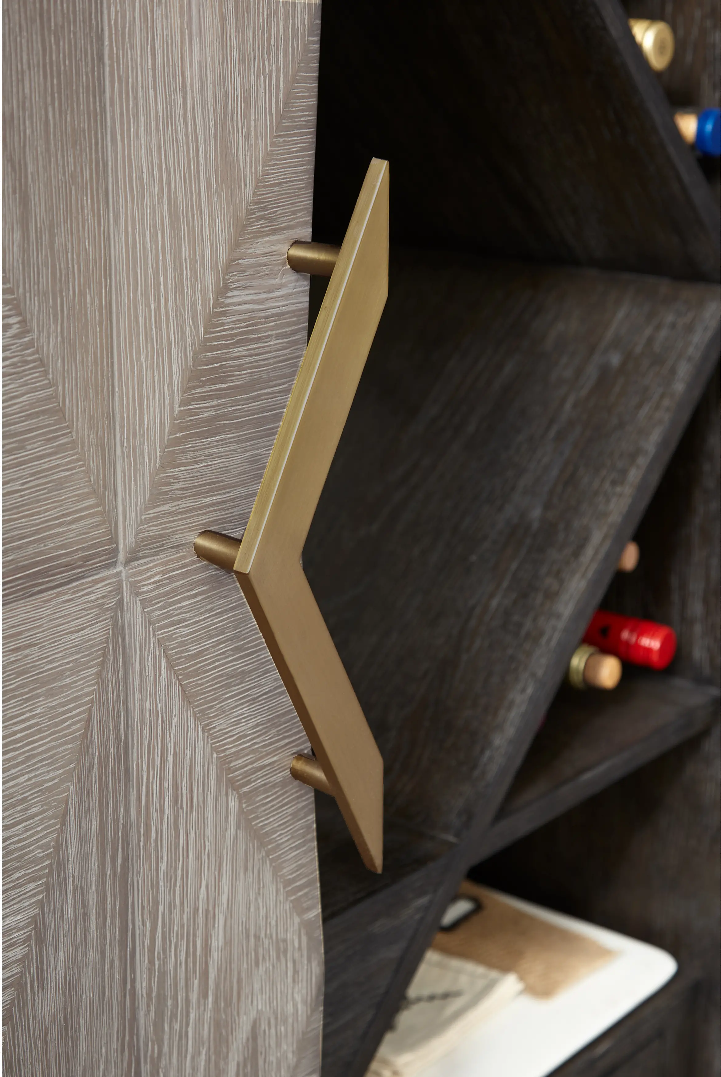 Modern Eclectic Gray Bar Cabinet-4