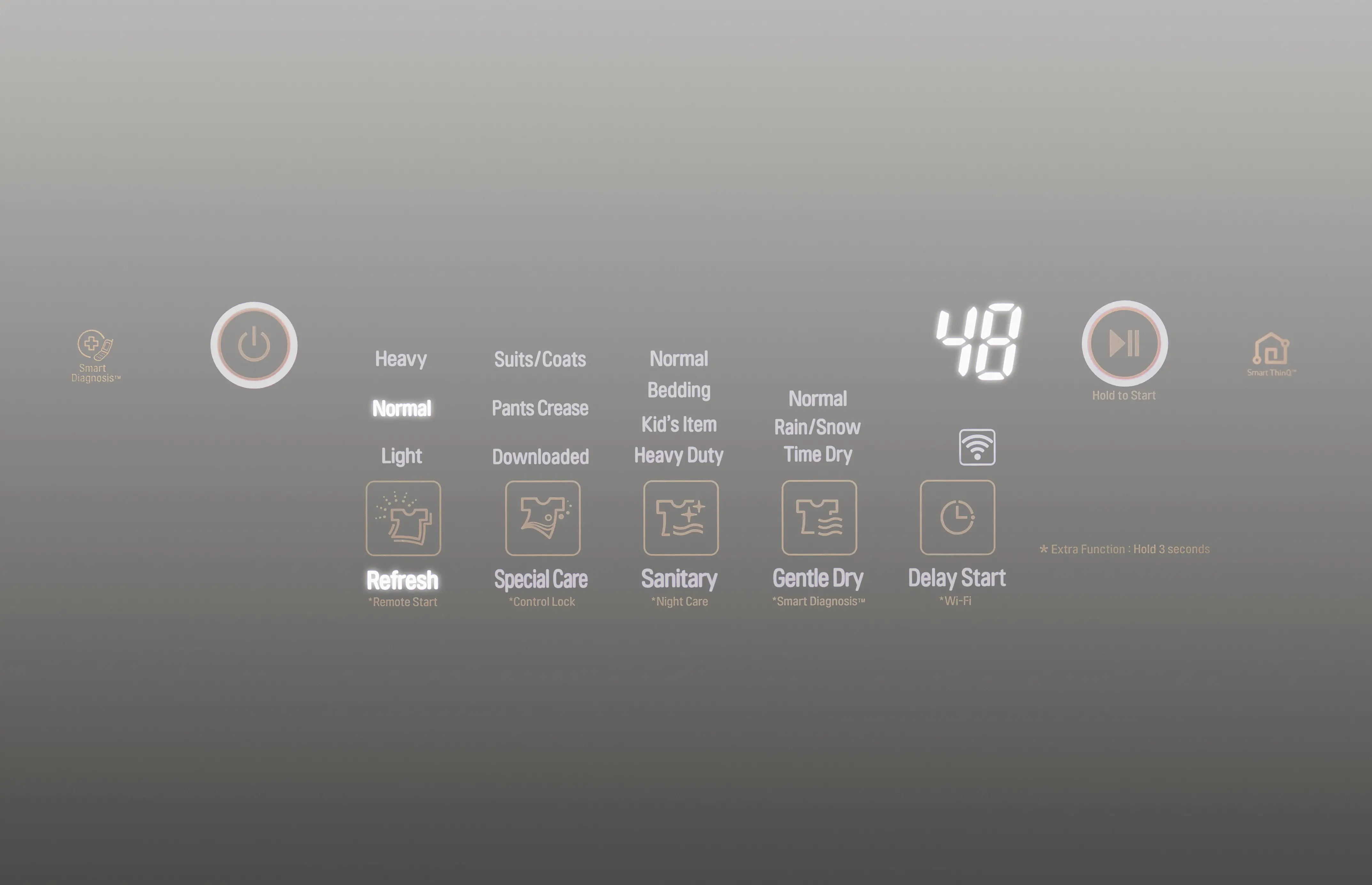 S3MFBN LG Styler Steam Care System - Mirror-2