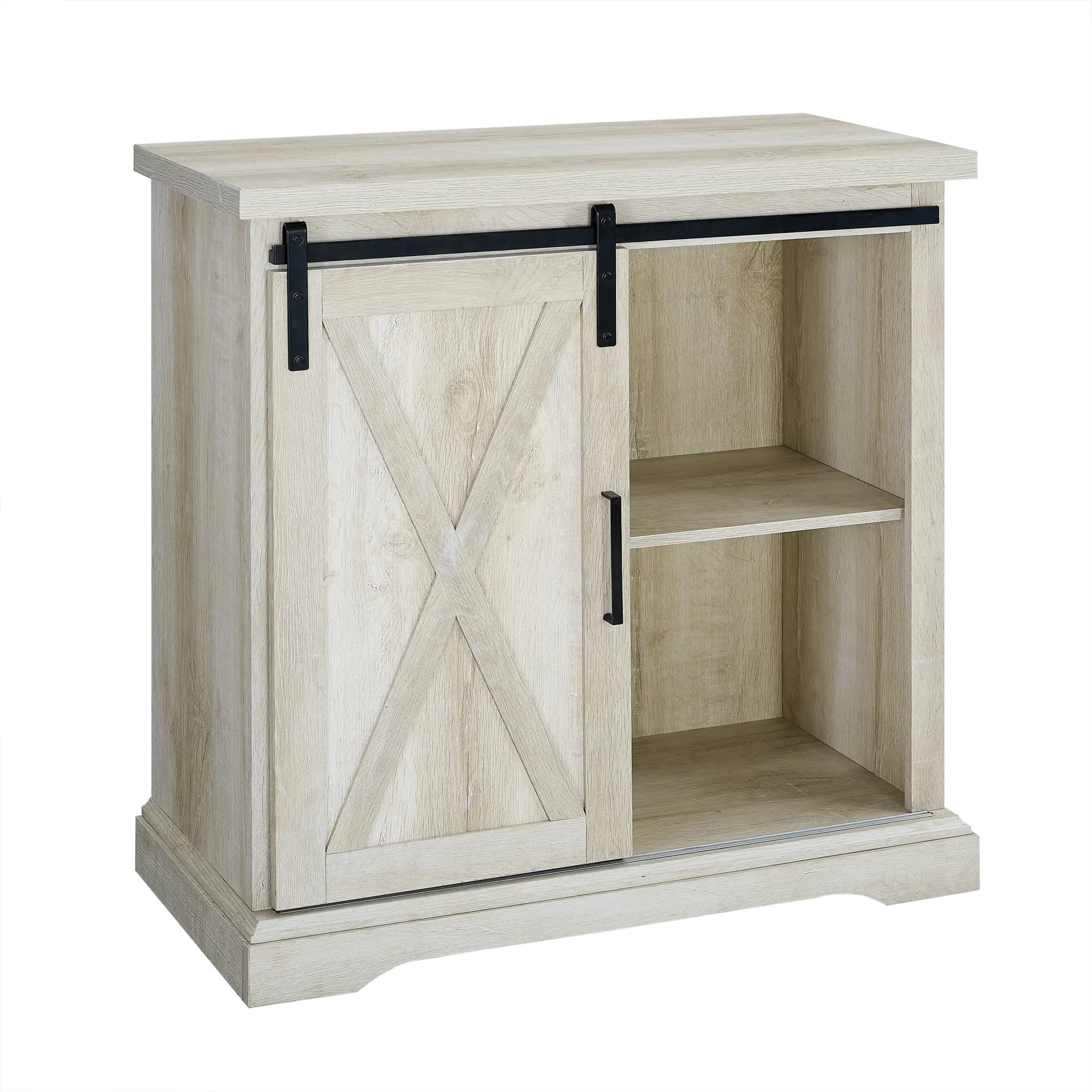 AF32ALXDWO Carolina White Oak Farmhouse Buffet Cabinet - Walker Edison-4