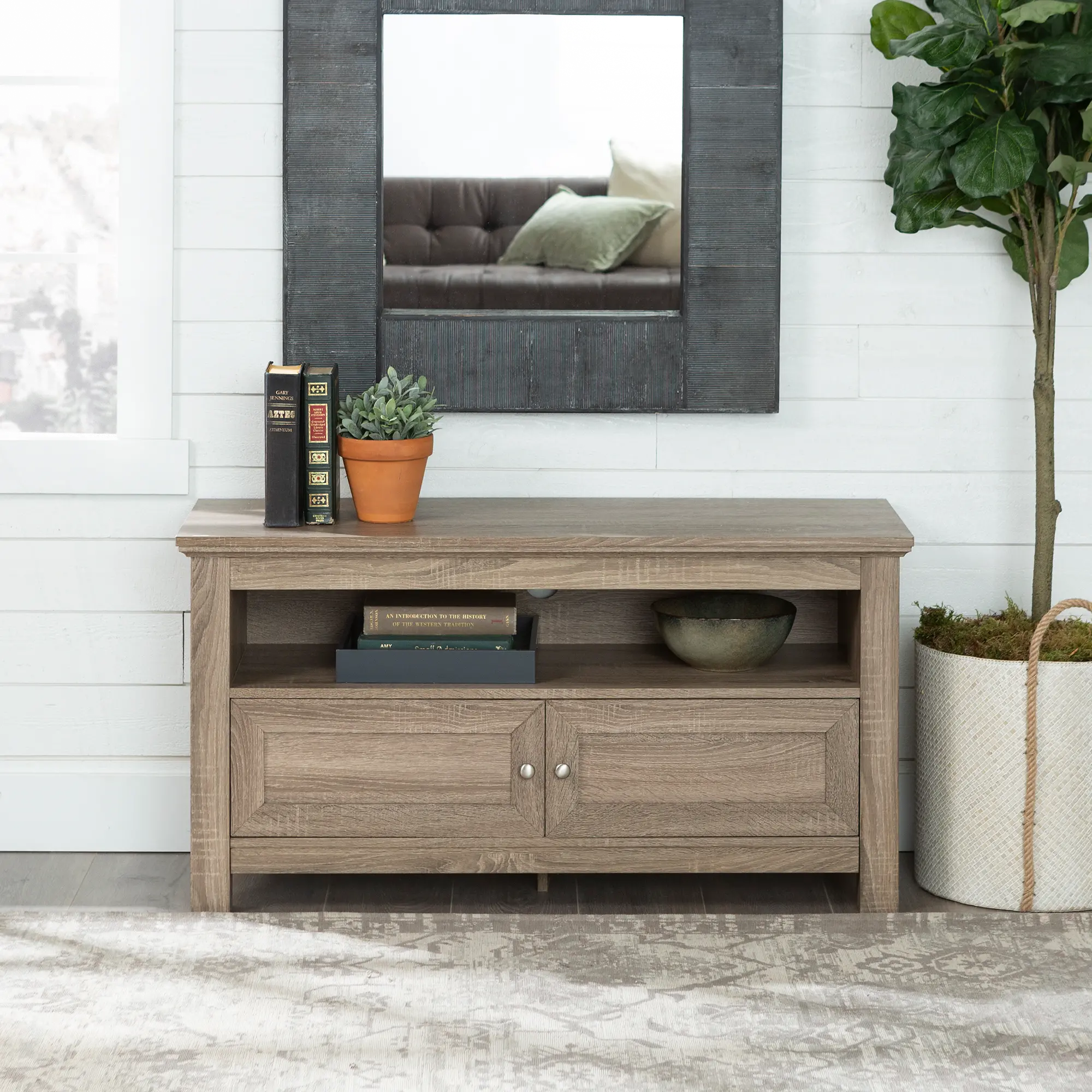 W44CSAG Driftwood Gray 44 inch TV Stand - Cortez-1
