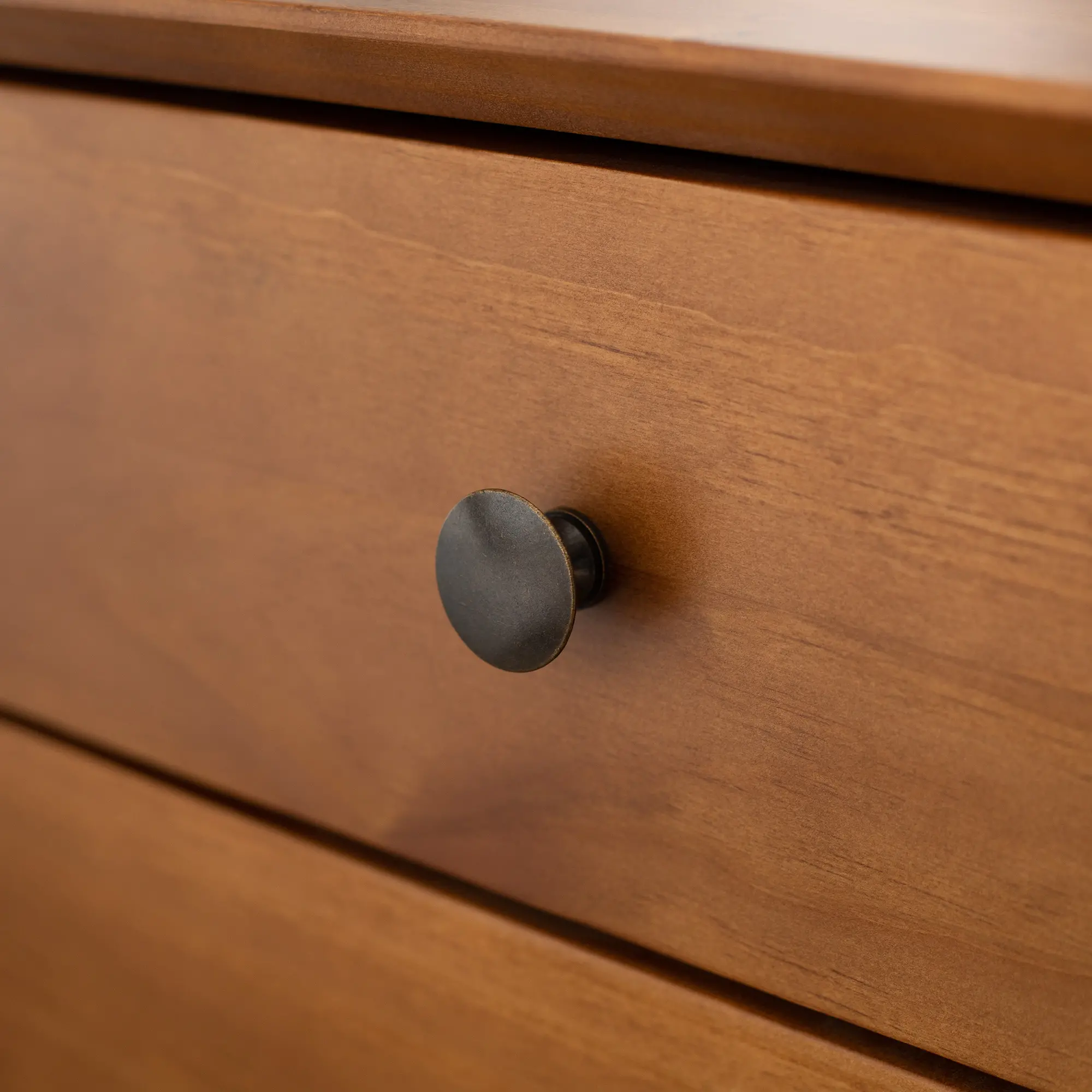 BR25MC2DCA Rosie Mid Century Modern Caramel 2-Drawer Nightstand - Walker Edison-4