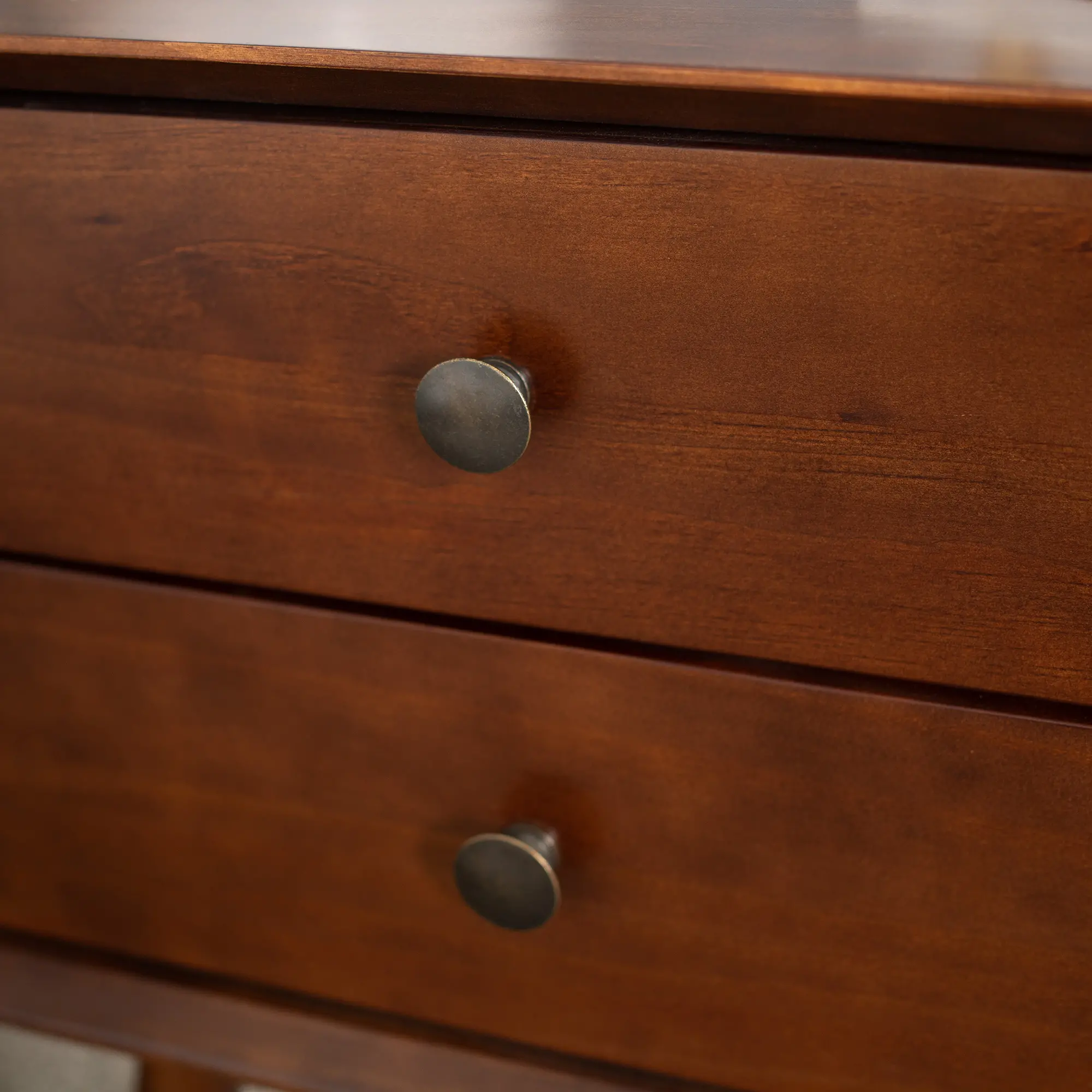 BR25MC2DWT Rosie Mid Century Modern Walnut 2-Drawer Nightstand - Walker Edison-4