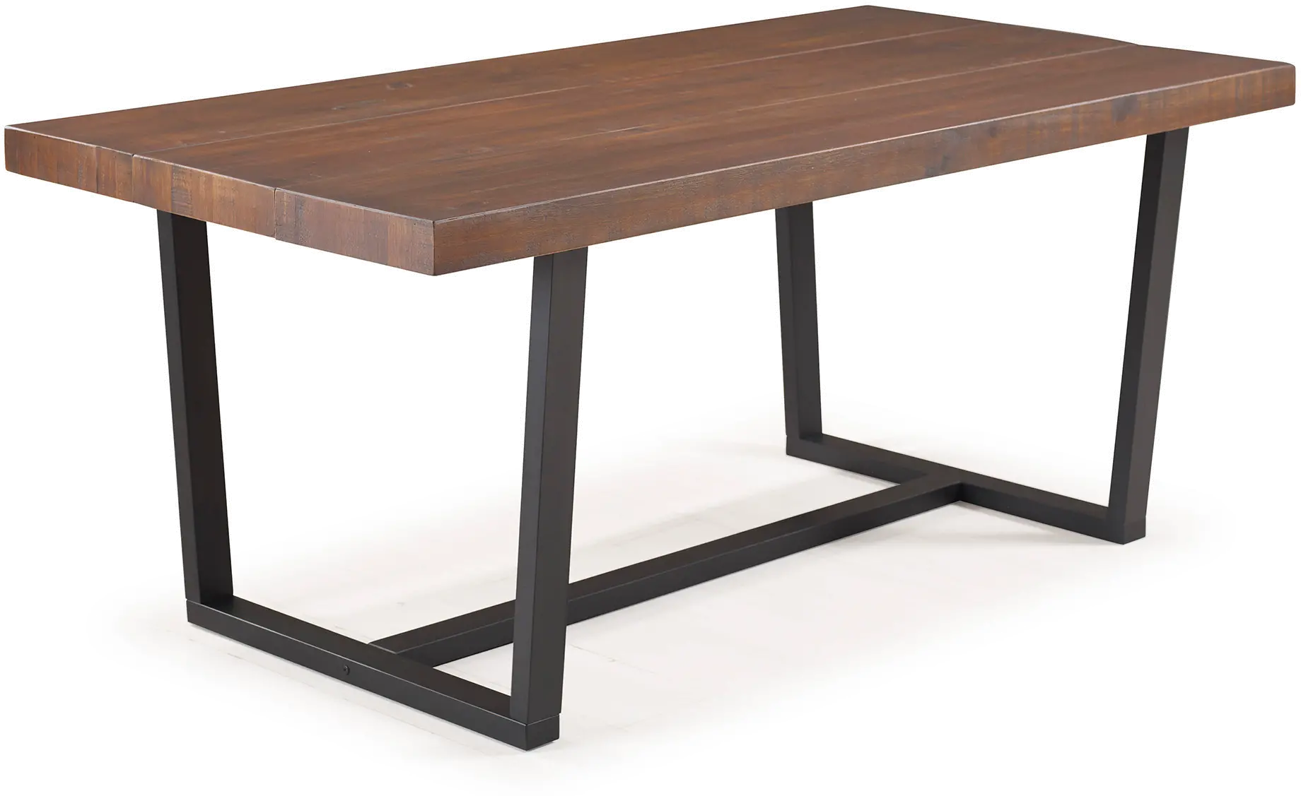 TW72DSWMA Argon Rustic Mahogany 72 Inch Dining Table - Walker Edison-5