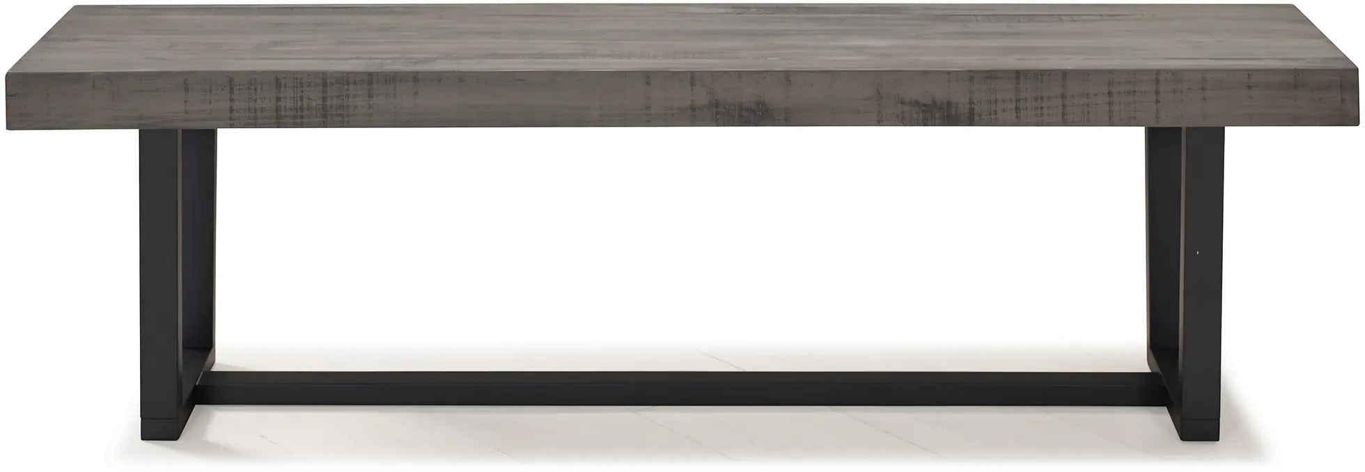 B60SWDGY Argon Gray 60 Inch Dining Room Bench - Walker Edison-1