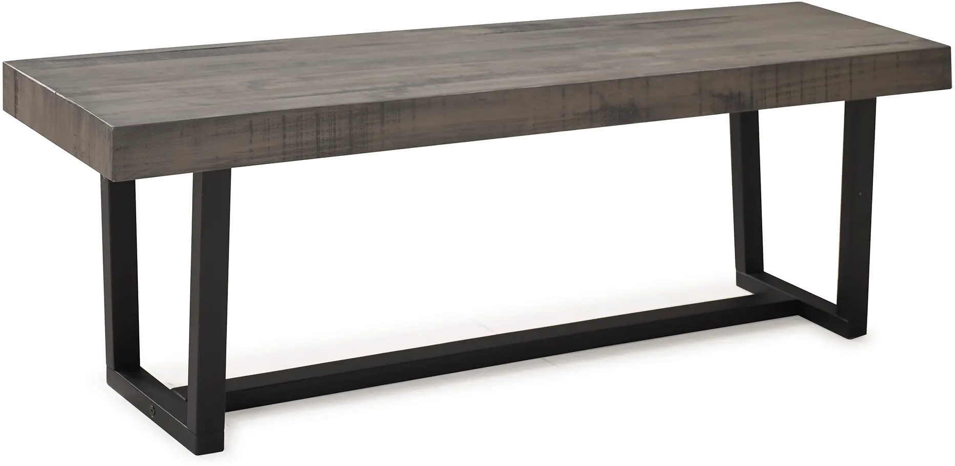 B60SWDGY Argon Gray 60 Inch Dining Room Bench - Walker Edison-4