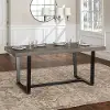 TW72DSWGY Argon Rustic Gray 72 Inch Dining Room Table - Walker Edison