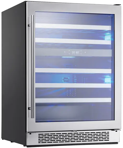 PRW24C02BG Zephyr Presrv Dual Zone Wine Refrigerator - Black Stainless Steel-3