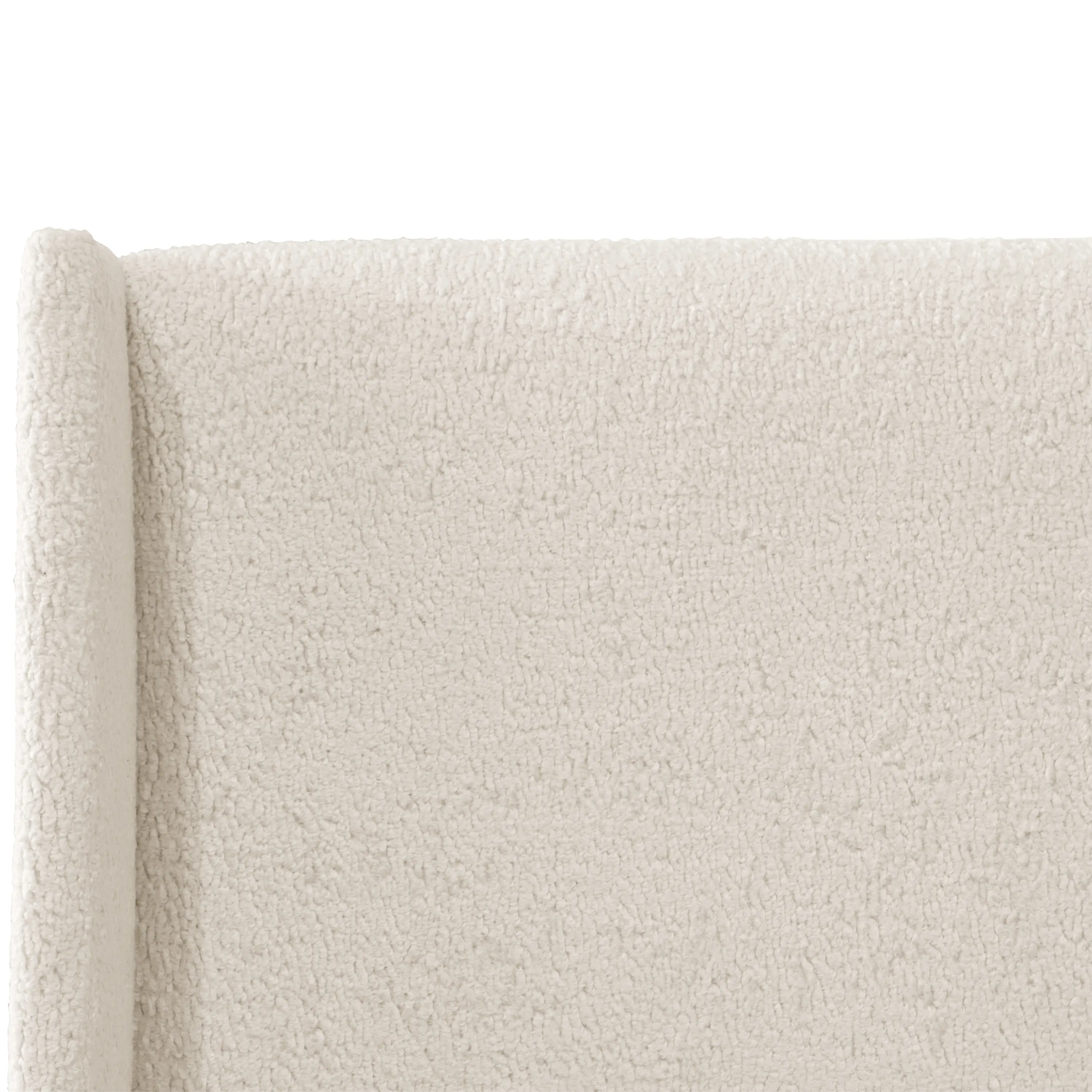 434CSHPSNTR Tiffany Sherpa Curved Wingback California King Headboard - Skyline Furniture-4