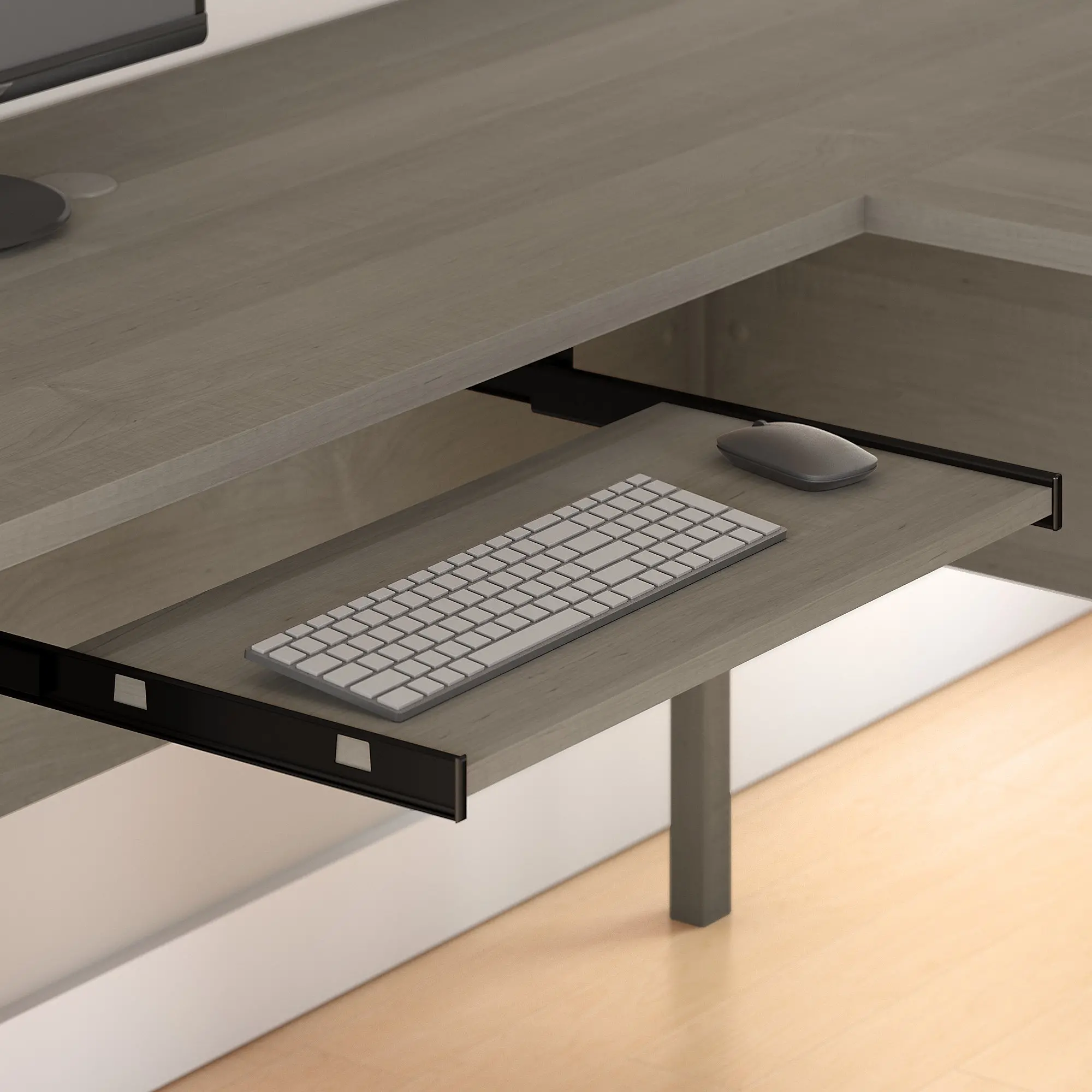 WC81610K Contemporary Ash Gray 72 Inch L-Shaped Desk - Sommerset-3
