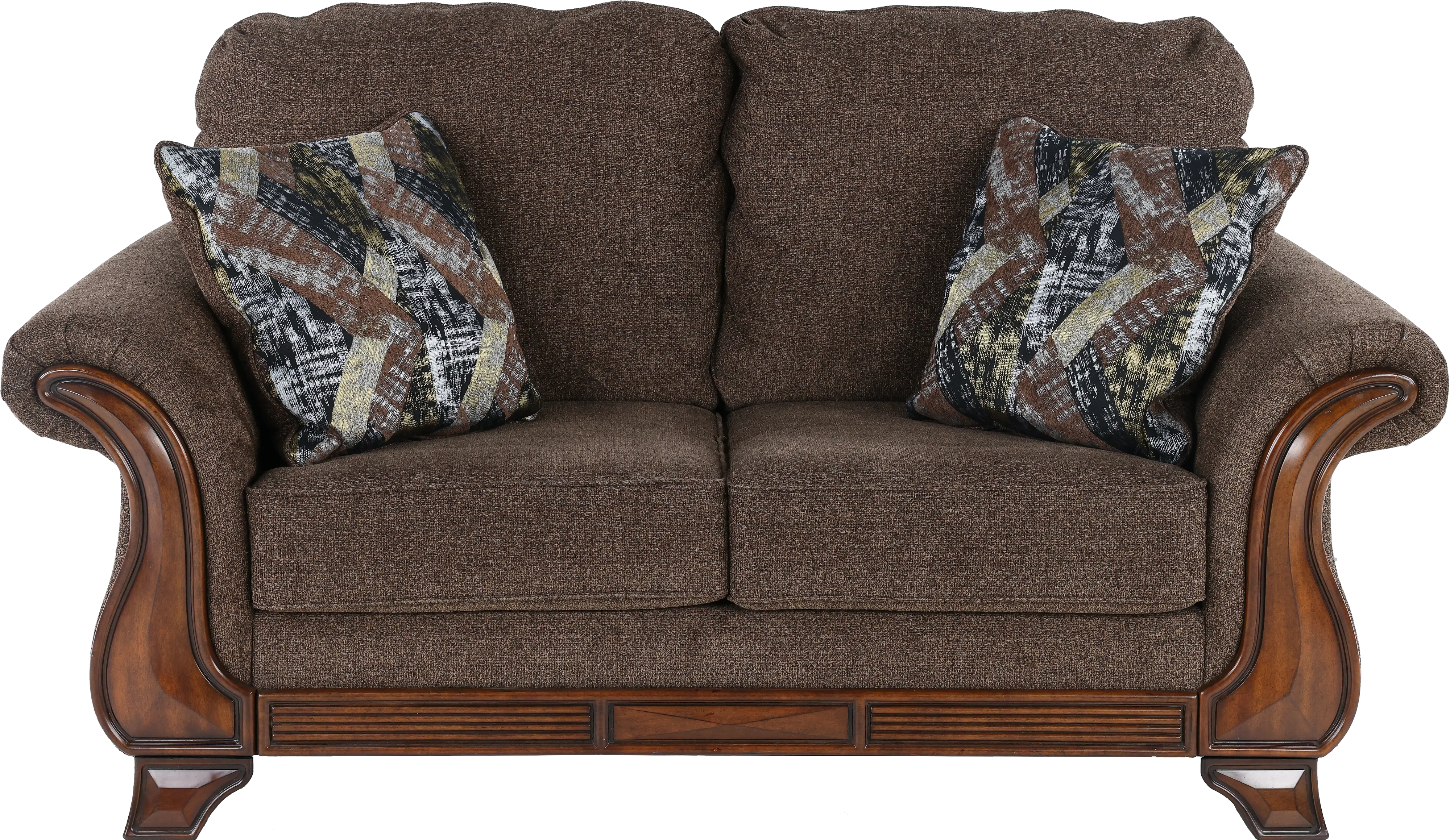 Miltonwood Brown Loveseat-2